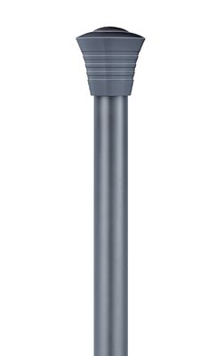 良い価格 容易なはっきりした350cmの長さ19mmの直径のアルミニウムにカーテン・レールの掛かること オンライン