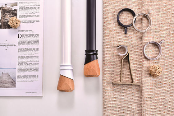良い価格 perforated hook simple living room bedroom aluminum alloy rail pulley curtain rod オンライン