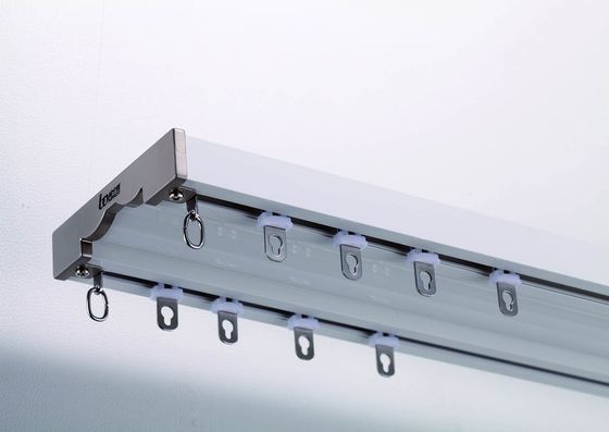 良い価格 curtain box pelmet conjoined double track Shower Curtain Rod Double Track オンライン