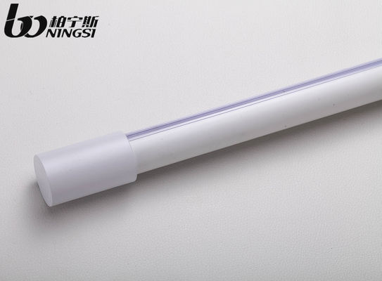 良い価格 Nordic Curtain Rod Simple White Black Silent Aluminum Alloy Roman Rod Single and Double Rod Custom Curtain Track オンライン