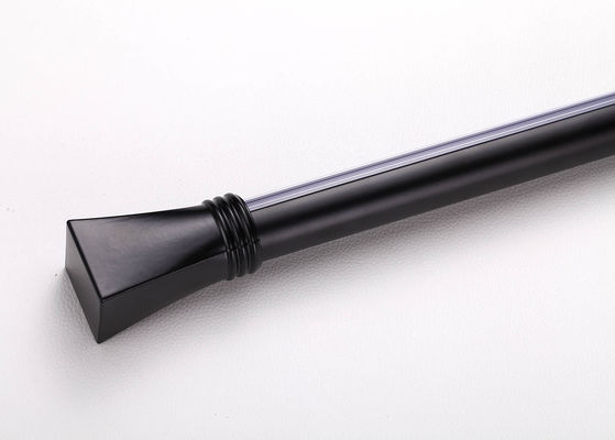 良い価格 コーティング2mの長さ28mmのカーテンのロッドエンドの帽子アルミニウムを粉にしなさい オンライン